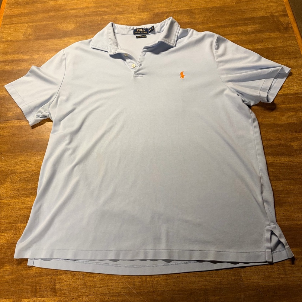 Polo by Ralph Lauren Mens light Blue  polo shirt. Size XXL